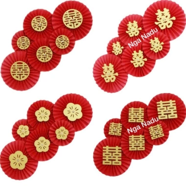 Bộ 6 quạt giấy đỏ gấp sẵn trang trí cưới hỏi, Noel, Tết 2.026, sinh nhật, nạp tài, song hỷ – Giá 29.000 VND 3 Bộ 6 quạt giấy đỏ gấp sẵn trang trí cưới hỏi, Noel, Tết 2.026, sinh nhật, nạp tài, song hỷ – Giá 29.000 VND 3