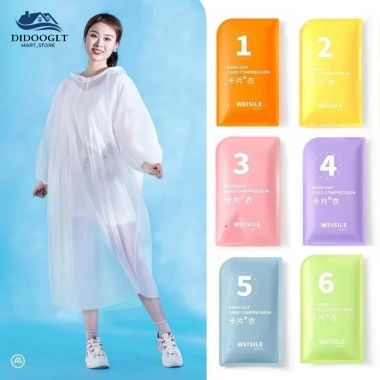 Bộ 7 Áo Mưa Dùng Một Lần DIDOOGLT - Chống Thấm Nước, Nhỏ Gọn, Giá 73.000₫ 5 Bộ 7 Áo Mưa Dùng Một Lần DIDOOGLT - Chống Thấm Nước, Nhỏ Gọn, Giá 73.000₫ 5