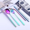 Bộ 7 món Đũa Muỗng Nĩa Inox + Ống Hút & Túi Đựng - Tiện Lợi, Bảo Vệ Môi Trường, Giá 105.000₫ 2