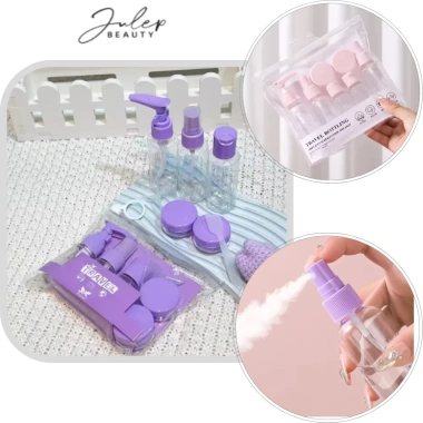 Bộ 7 Món Mini Du Lịch Julep Beauty - Chai Nước Hoa, Sữa Tắm, Kem Tiện Lợi, 9.000đ