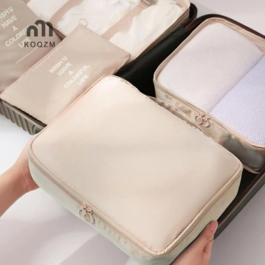 Bộ 7 Túi Đựng Đồ Du Lịch Vali Khối Hộp Tủ Quần Áo Di Động, Túi Giày Gấp - 42.000₫
