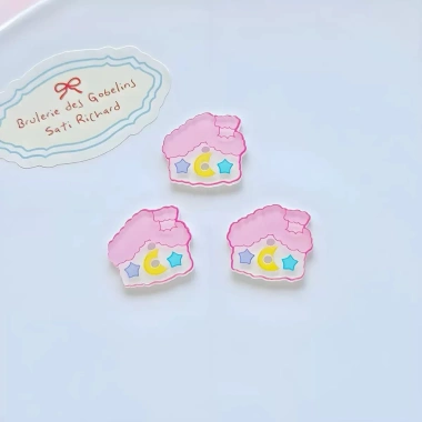 Bộ 8 Charm Sticker Heo Tết Hồng Cute Trang trí Dép Sục Giá 32.000đ Giảm từ 41.600đ