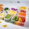 Bộ 9 hộp nhựa LivingOn Hàn Quốc có nắp đậy kín, đa kích thước, an toàn thực phẩm 3