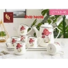 Bộ Ấm Chén Hàn Quốc cao cấp kèm khay sứ xương, giá ưu đãi 349.000đ, hàng y hình 2