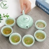 Bộ ấm chén trà gốm sứ Chén Cá Chép 1 bình kèm 6 ly, hộp quà tặng du lịch, giảm giá 89k 2