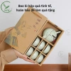 Bộ ấm chén trà gốm sứ Chén Cá Chép 1 bình kèm 6 ly, hộp quà tặng du lịch, giảm giá 89k 8