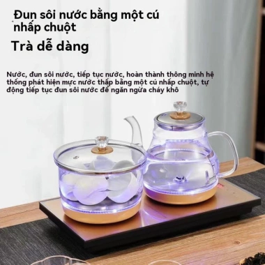 Bộ ấm đun nước điện tự động thép không gỉ - Giá ưu đãi 600.000, tiết kiệm năng lượng cho gia đình 3