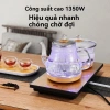 Bộ ấm đun nước điện tự động thép không gỉ - Giá ưu đãi 600.000, tiết kiệm năng lượng cho gia đình 5