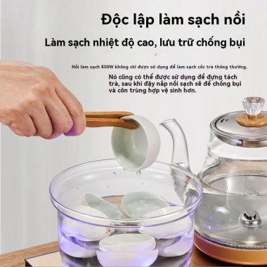 Bộ ấm đun nước điện tự động thép không gỉ - Giá ưu đãi 600.000, tiết kiệm năng lượng cho gia đình 6