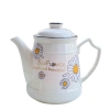 Bộ ấm sứ pha trà 1.5L + 6 cốc 145ml có quai + khay sứ đơn giản ABFAMILY 355.000₫ 3