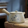 Bộ Ấm Trà Đất Sét Tay Cầm Bên Hông Kiểu Kung Fu Cổ Điển - Giá Ưu Đãi 129k 8