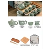 Bộ ấm trà gốm sang trọng - Quà tặng ngày Tết, set trà cao cấp, thiết kế tinh tế 3