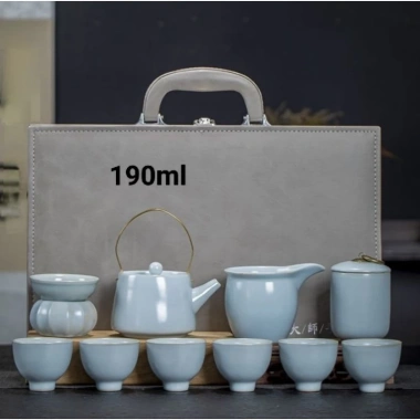 Bộ ấm trà gốm sang trọng - Quà tặng ngày Tết, set trà cao cấp, thiết kế tinh tế