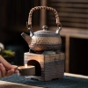 Bộ ấm trà gốm sứ thủ công tay cầm kiểu Nhật trà Nhật cổ điển, kèm 5 nến thơm đốt nến cao cấp - Giá chỉ 532k 6
