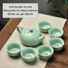 Bộ ấm trà men ngọc cá chép 3D nổi sắc nét – Gốm sứ cao cấp, hộp túi đẹp tặng biếu 6