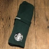 Bộ ăn Starbucks tay gỗ, thép không gỉ, túi xanh – 3 món di động cho sinh viên 4