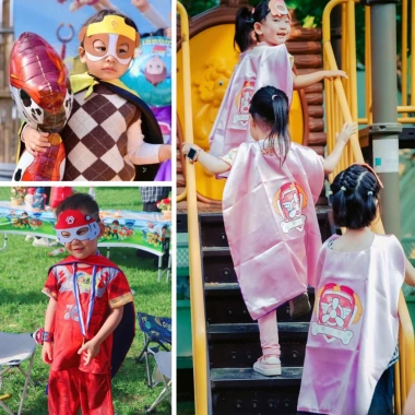 Bộ Áo Choàng Siêu Nhân PAW PATROL - Halloween, Đồ Chơi Trung Thu Bé 76.000 VND