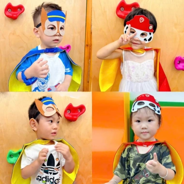 Bộ Áo Choàng Siêu Nhân PAW PATROL - Halloween, Đồ Chơi Trung Thu Bé 76.000 VND