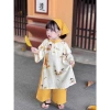 Bộ áo dài bé gái Nguyệt Hạ đôi kèm quần, họa tiết sắc nét, chỉ 210.000 VND 4