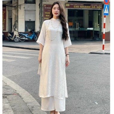 Bộ Áo dài cách tân trẻ trung mã KH69 - Phong cách hiện đại, phù hợp mọi lễ hội, giảm giá 445.500 VND