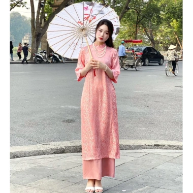 Bộ Áo dài cách tân trẻ trung mã KH69 - Phong cách hiện đại, phù hợp mọi lễ hội, giảm giá 445.500 VND