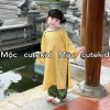 Bộ áo dài cặp bé 7-35kg, set áo dài cho bé trai và bé gái, lễ hội, lễ tết 7