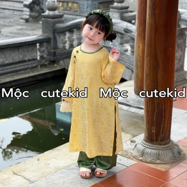 Bộ áo dài cặp bé 7-35kg, set áo dài cho bé trai và bé gái, lễ hội, lễ tết 10 Bộ áo dài cặp bé 7-35kg, set áo dài cho bé trai và bé gái, lễ hội, lễ tết 10
