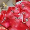 Bộ Áo Dài Cặp Như Ý TẾT 2.025 - Lụa Vân Mây, Quà Tặng Bé Trai Bé Gái, 110k 6