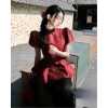 Bộ áo gấm Bechic nữ tay bồng quần bà ba - Đi chơi Tết, du xuân, chúc tết, giá 229.000đ 7