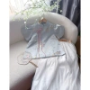 Bộ áo gấm hoa Tisora tay phồng đính hoa + chân váy Set Tết sang trọng, chỉ 442k 9