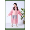 Bộ áo mưa 7 màu người lớn & 6 màu trẻ em, dùng 1 lần, gọn bỏ túi, tiện du lịch đi học 4