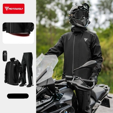 Bộ áo mưa cao cấp Motowolf RC4 kèm bọc giày, chống thấm nước, bền bỉ, giảm giá 19% – Giá 745.000₫