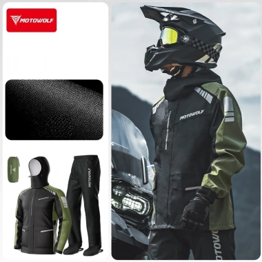 Bộ áo mưa Motowolf RC1 cao cấp - Chống ước cấp 4, siêu nhẹ, giá ưu đãi 845.000đ