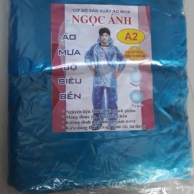 Bộ Áo Mưa Nylon A2 Cho Phượt Thủ - Không Thấm Nước, Siêu Nhẹ, Giá Chỉ 41.999 VND