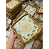 Bộ ba khay mây khảm trai đa năng – Đựng đồ ăn, bánh mì sang trọng, trang trí không gian – 75.000 4