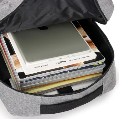 Bộ ba lô đen 3 trong 1: ba lô laptop, túi đeo chéo, túi xách mỏng chống nước nam nữ 3 Bộ ba lô đen 3 trong 1: ba lô laptop, túi đeo chéo, túi xách mỏng chống nước nam nữ 3