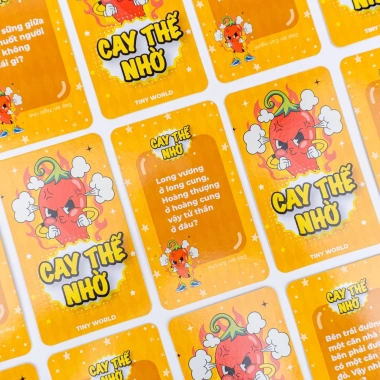 Bộ bài Cay Thế Nhờ 40 lá - Boardgame Tết 2.025 Ất Tỵ, chơi cùng gia đình và bạn bè - Tinyworld, giá giảm 48.300đ 2
