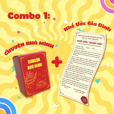 Bộ bài Chuyện Nhà Mình - Board Game gắn kết yêu thương, chơi cùng gia đình bạn bè, giảm giá 99.000đ, Tết 2.026