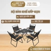 Bộ Bàn Ghế Cafe 2 Ghế 1 Bàn - 4 Ghế 1 Bàn, Ghế Camping Xếp Gọn Gấp, Giá 559.000₫