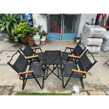 Bộ Bàn Ghế Cafe 2 Ghế 1 Bàn - 4 Ghế 1 Bàn, Ghế Camping Xếp Gọn Gấp, Giá 559.000₫ 4