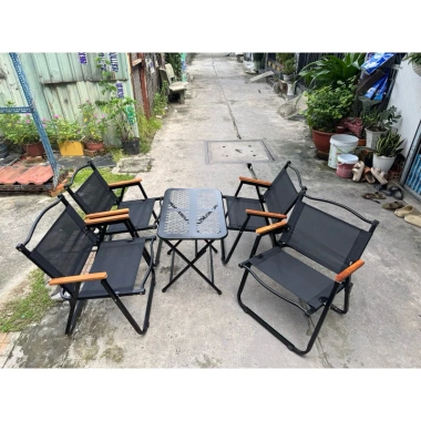 Bộ Bàn Ghế Cafe 2 Ghế 1 Bàn - 4 Ghế 1 Bàn, Ghế Camping Xếp Gọn Gấp, Giá 559.000₫ 9