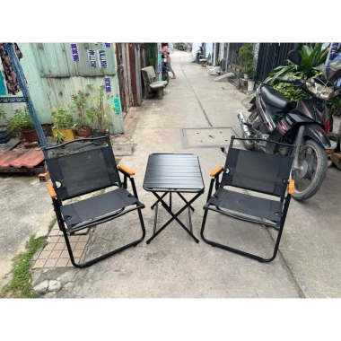 Bộ Bàn Ghế Cafe 2 Ghế 1 Bàn - 4 Ghế 1 Bàn, Ghế Camping Xếp Gọn Gấp, Giá 559.000₫ 10