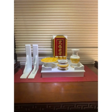 Bộ Bàn Thờ Ông Táo Cao Cấp Màu Trắng Thiết Kế Sang Trọng Giá Ưu Đãi 220.000đ