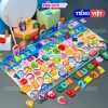 Bộ bảng gỗ câu cá học chữ, số, ghép hình động vật & trái cây - Đồ chơi trí tuệ bé 92.999đ