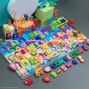 Bộ bảng gỗ câu cá học chữ, số, ghép hình động vật & trái cây - Đồ chơi trí tuệ bé 92.999đ 2