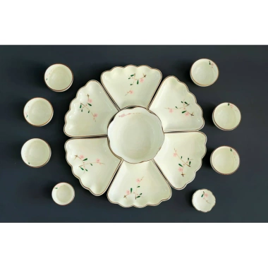 Bộ bát đĩa hoa mặt trời - Bát tráng sang trọng, giá ưu đãi 399.000₫, giá gốc 478.800₫ 6