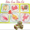 Bộ Bầu Cua Tôm Cá Trò 4 người - Giải trí Tết vui nhộn, gắn kết gia đình, giảm giá 39.900 VND 10