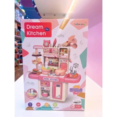 Bộ bếp 2 tầng phun khói cho bé – Đồ chơi nấu ăn giáo dục, giá ưu đãi 150.000đ