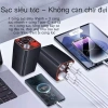 Bộ biến đổi nguồn ô tô 12V/24V sang 220V hiển thị số, sạc USB và Type-C đa năng 3