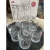 Bộ bình 6 cốc thủy tinh cao cấp Deli sang trọng kẻ sọc - Thiết kế lịch sự, tinh tế 8